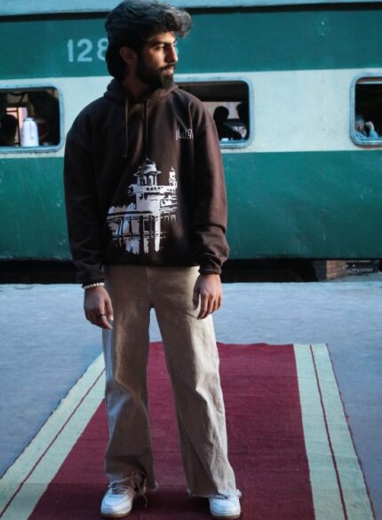 Oversized Brown Fleece Hoodie for Men & Women